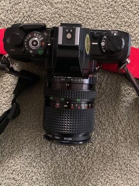 Minolta X-700 35mm SLR Camera w/ 35-70, 70-210, & 135mm Lenses, Flash, Bag, MORE